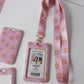 Sunset Bouquet Lanyard Badge Holder