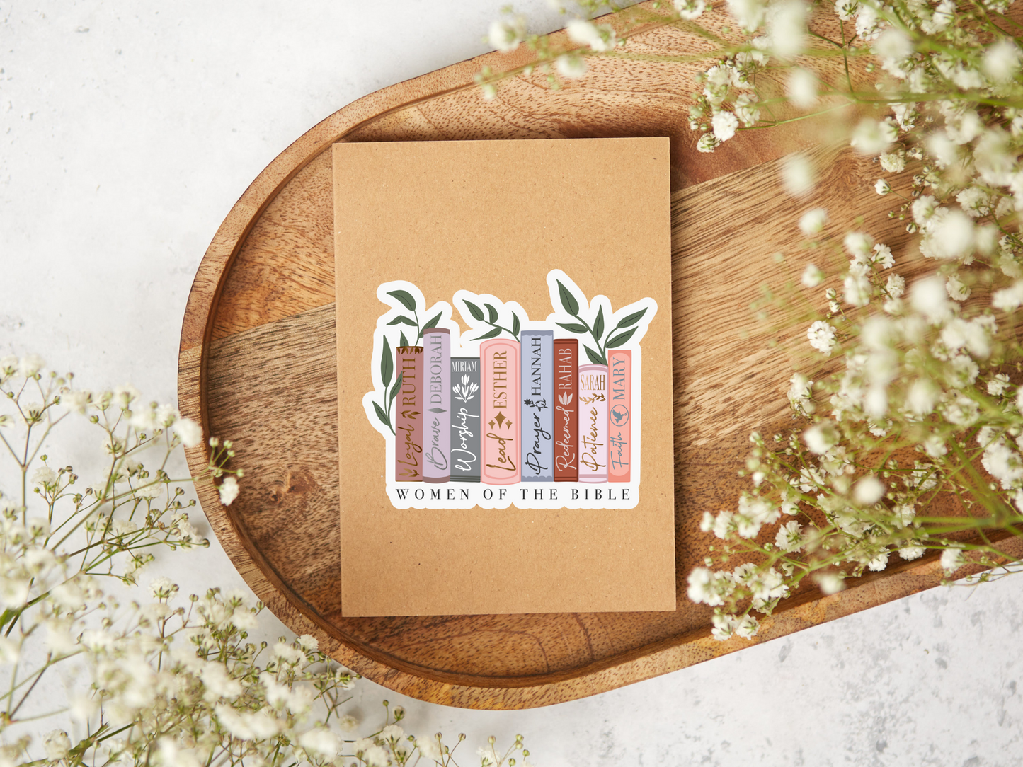 Women of the Bible waterproof sticker