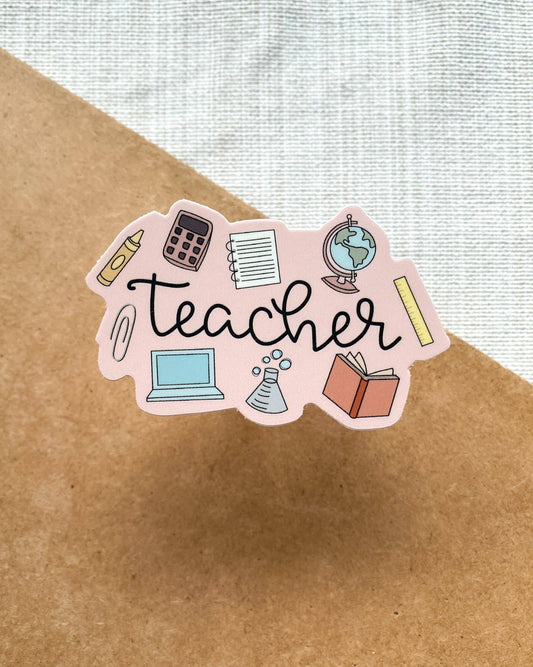 Teacher Supplies Sticker