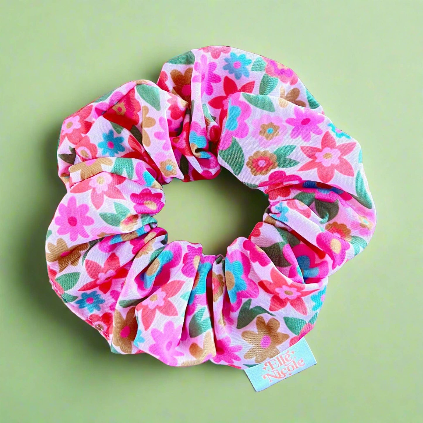 Scrunchie - Garden Party Pattern