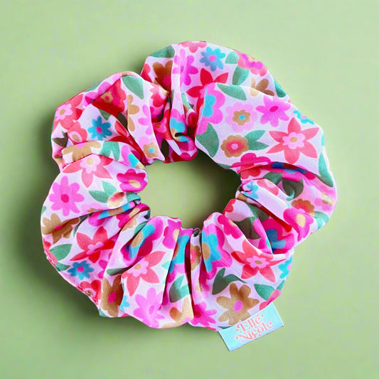 Scrunchie - Garden Party Pattern