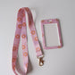 Sunset Bouquet Lanyard Badge Holder