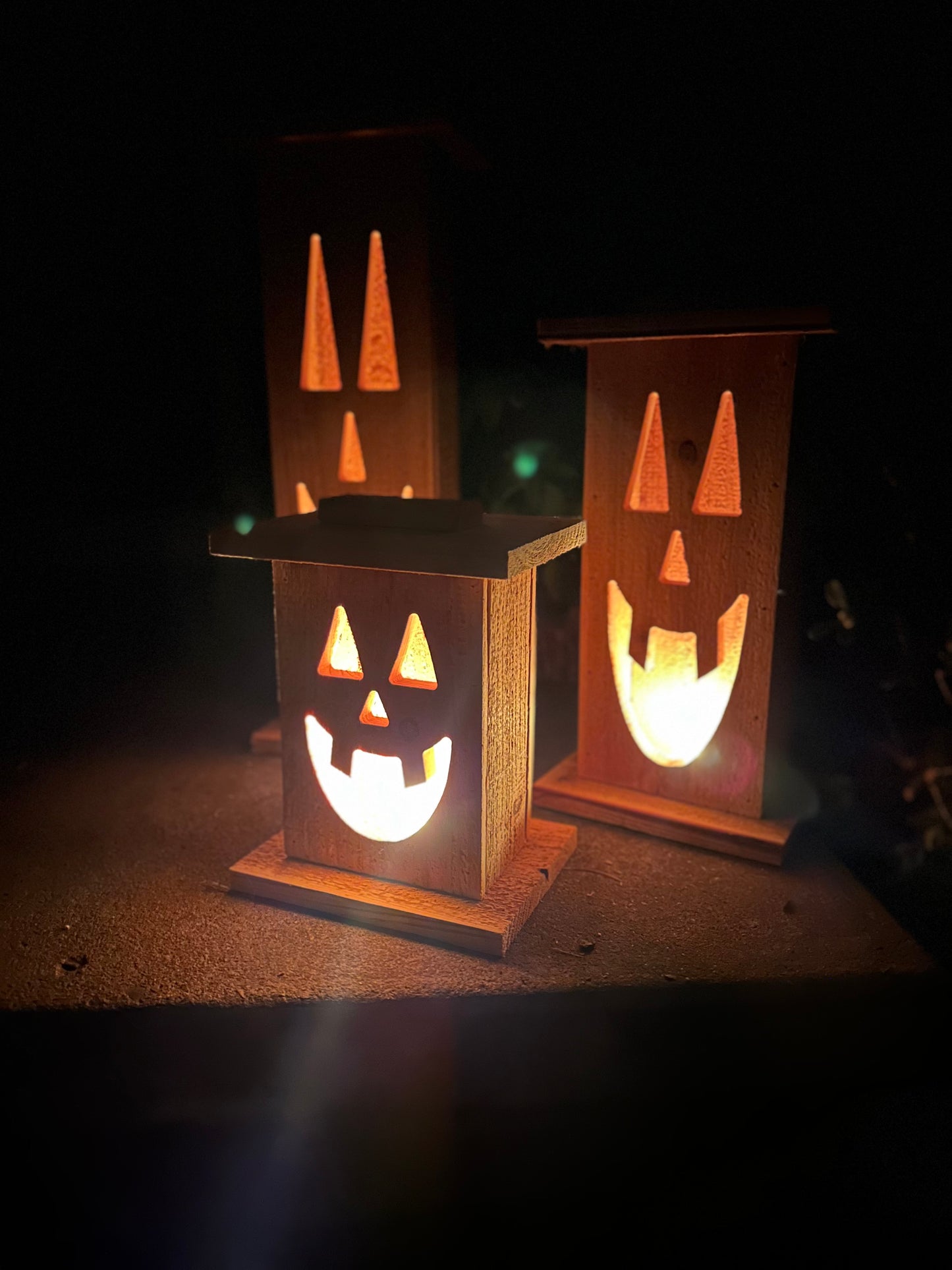 Pumpkin cedar lantern