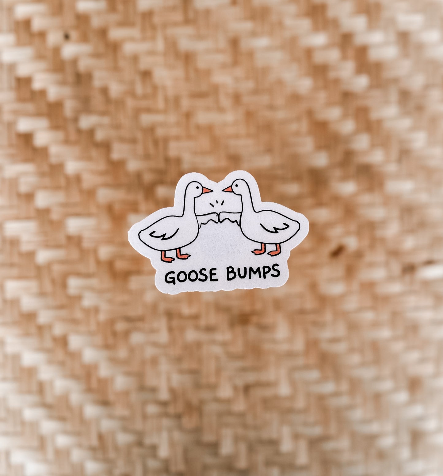 Goose Bumps waterproof sticker