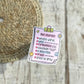 Give yourself kindest words waterproof sticker