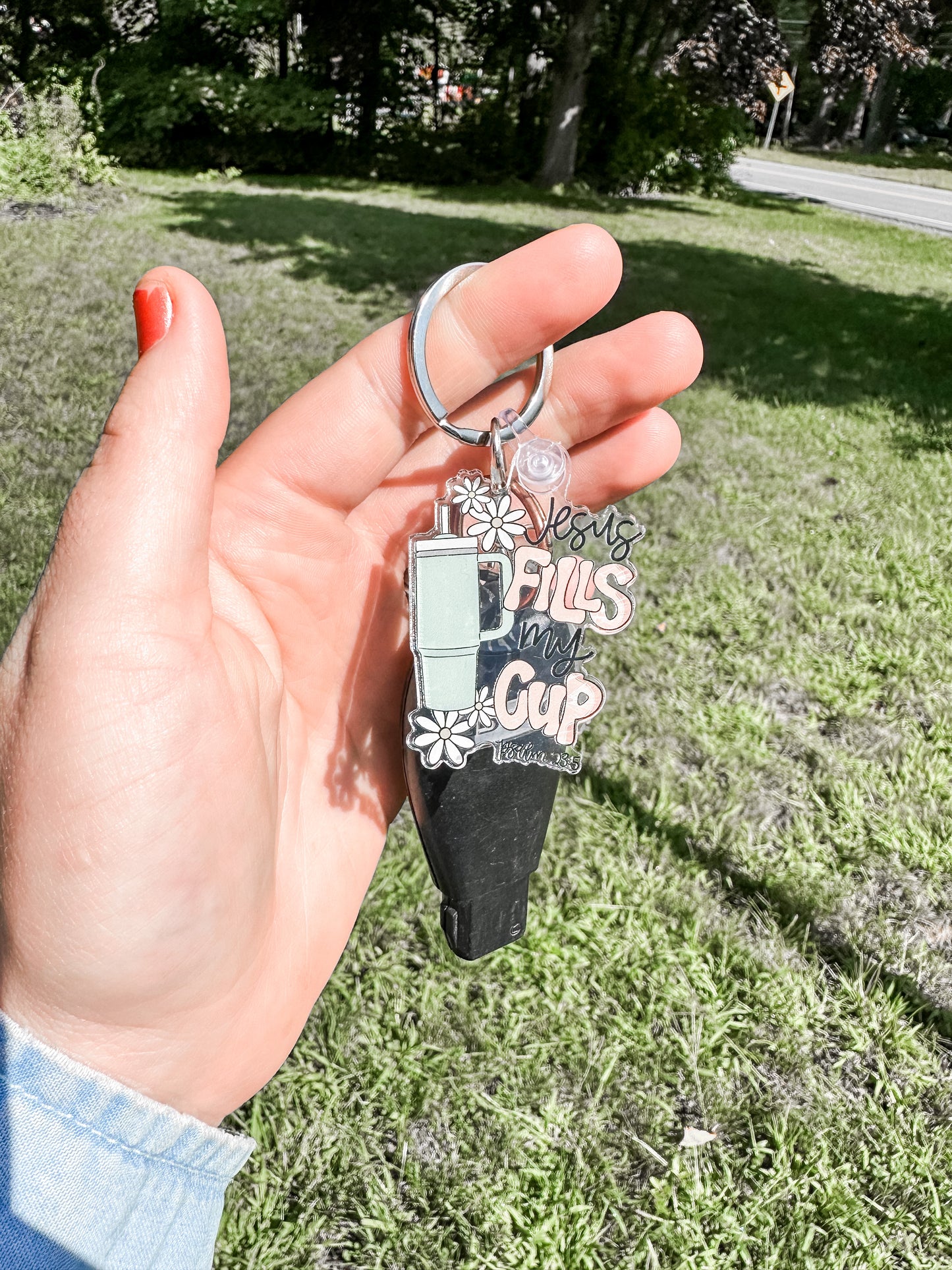 Jesus Fills my Cup Keychain