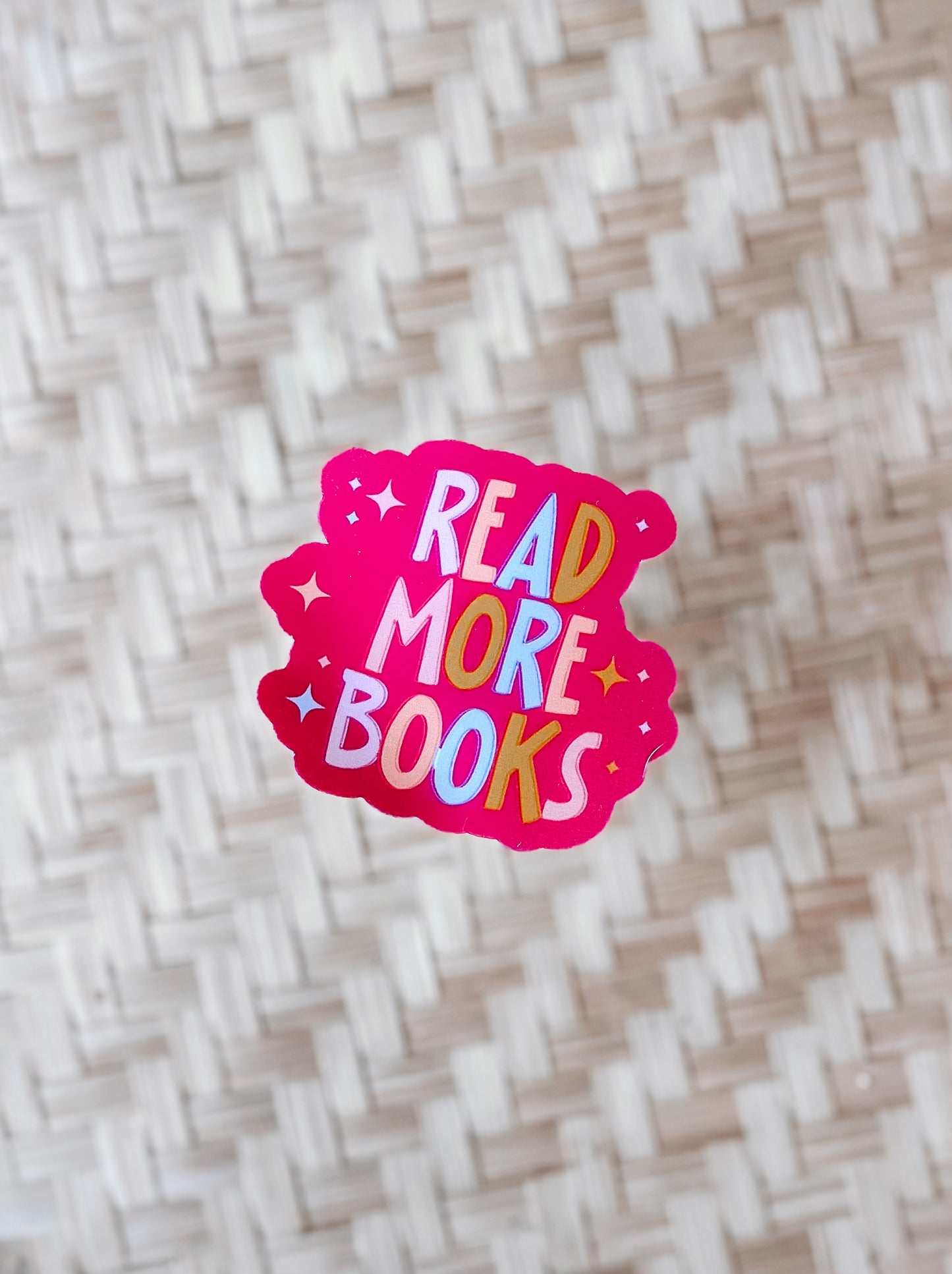 Read more books sticker