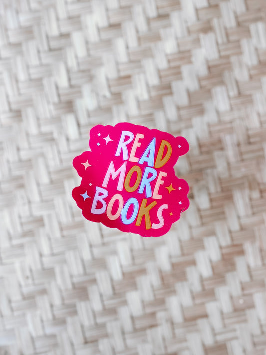 Read more books sticker