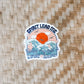 Spirit lead me where my trust is without borders waterproof sticker