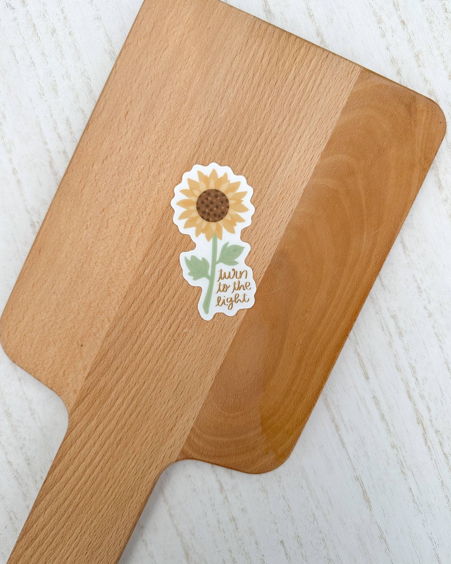 Turn to the Light Sunflower Fall Sticker