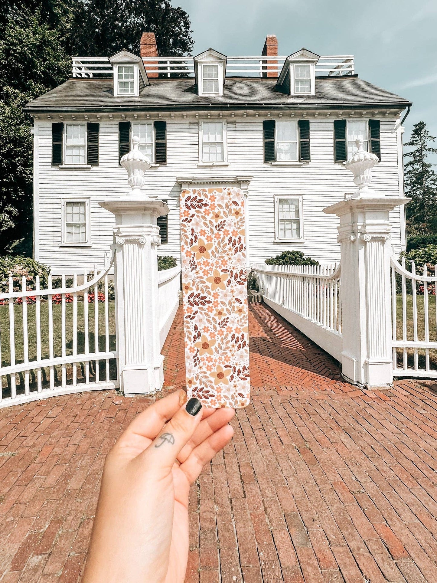 Fall Floral Bookmark