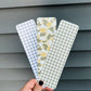 Lemon Gingham Bookmark Set