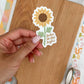 Turn to the Light Sunflower Fall Sticker